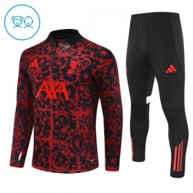 Kinder Liverpool Training Sweatshirts Viertelreißverschluss 2025-26 Schwarze